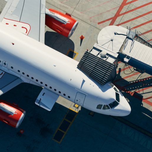 Cargo being loaded onto an aircraft